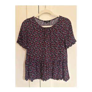 Madewell Floral Top